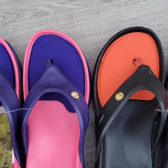 Women's Bundle Super Soft Jelly Slide Sandals Sz 6 - Picture 5 of 12